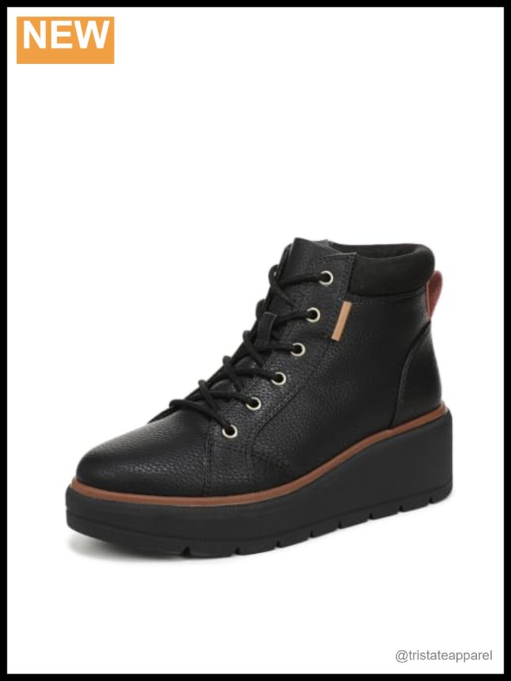 Women's Ankle Boots Lace-Up Wedge Microfiber Sustainable Comfort